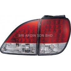 Toyota Harrier 98-03 Red Clear LED Tail Lamp